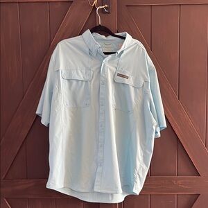 Cabela's Blue Casual Button Down Shirt